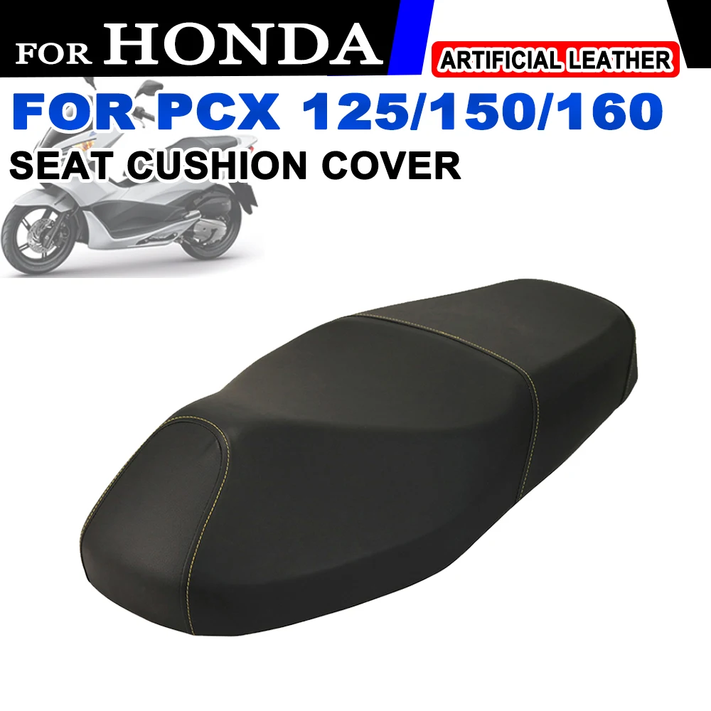 Motocicleta Seat Cushion Couro Capa, Universal Scooter Case, Protetor de Assento, Honda PCX 150