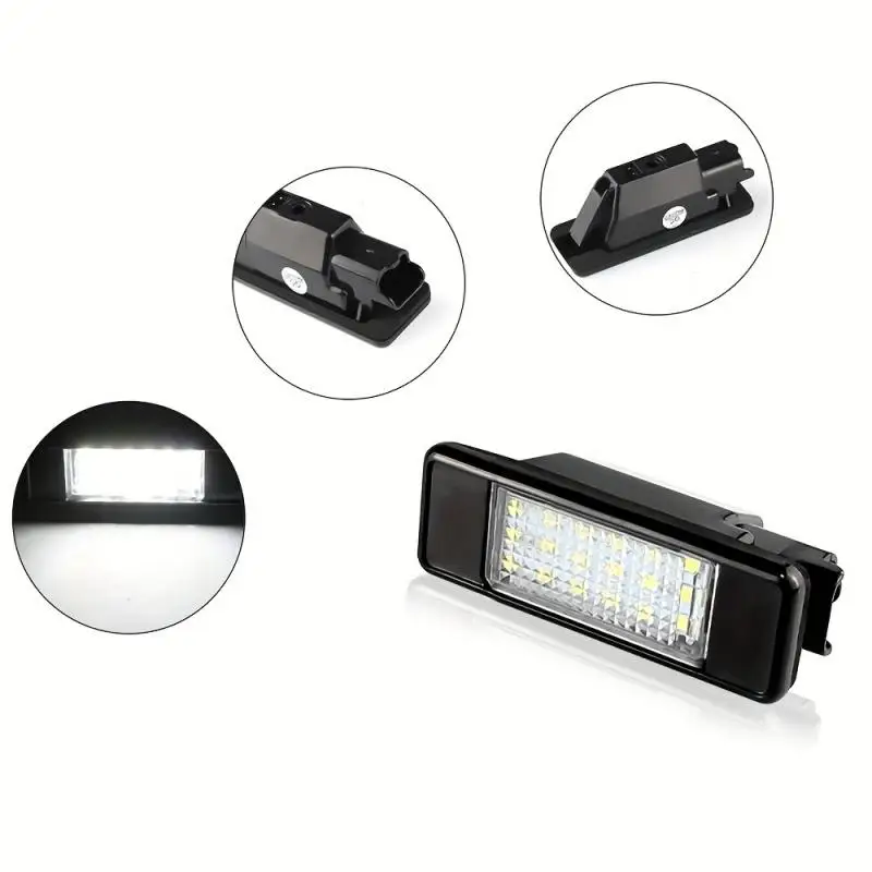 2 قطعة 12-24 فولت 3000LM Canbus LED مصابيح العلامات-تناسب بيجو 207/307/308/407/508 سيتروين C2/C3/C4/ تويوتا OEM:6340G9/6340A5