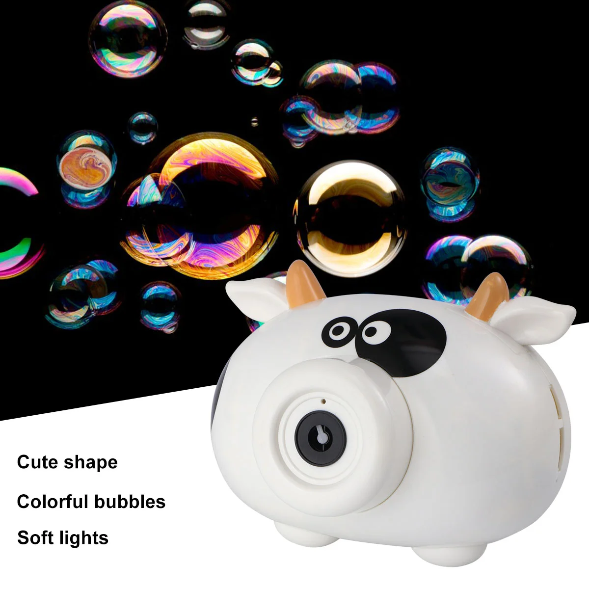 Toy Electric Bubble Maker Light Music Bubble Making Toy Bubble Maker Automatic Bubble Blower for Kids Boys Girls (