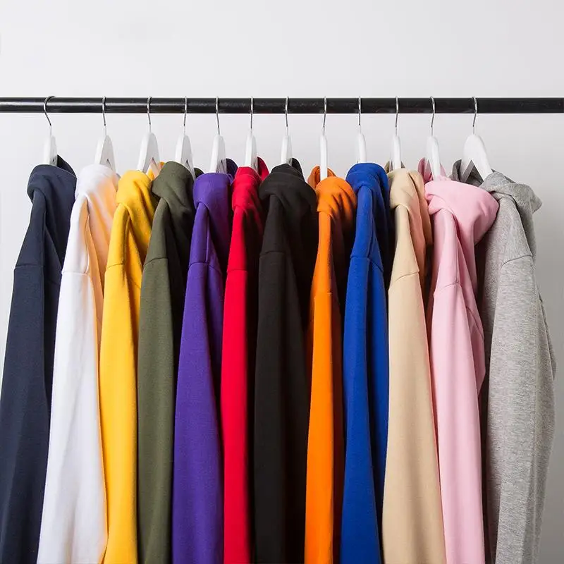 

Solid Color Women Sweatshirt Diy Hip Hop 16 Colors Available Casual Hooded Loose Hoodie Autumn Warm Vintage Fleece Tops