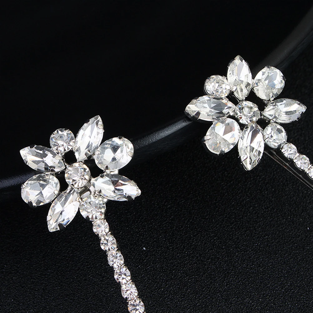 

Rhinestone Bobby Pins Women Hair Accessories Delicate Snap Clip Smooth Surface Fashion Hairpins For Party Wedding Everyday Use