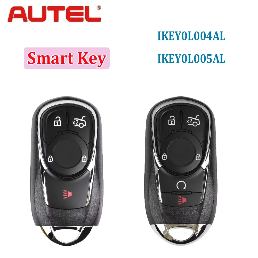 AUTEL IKEY Universal Smart Key IKEYOL004AL IKEYOL005AL 4/5 Buttons 315MHz /433MHz for Autel Smart Key for KM100 IM508 IM608