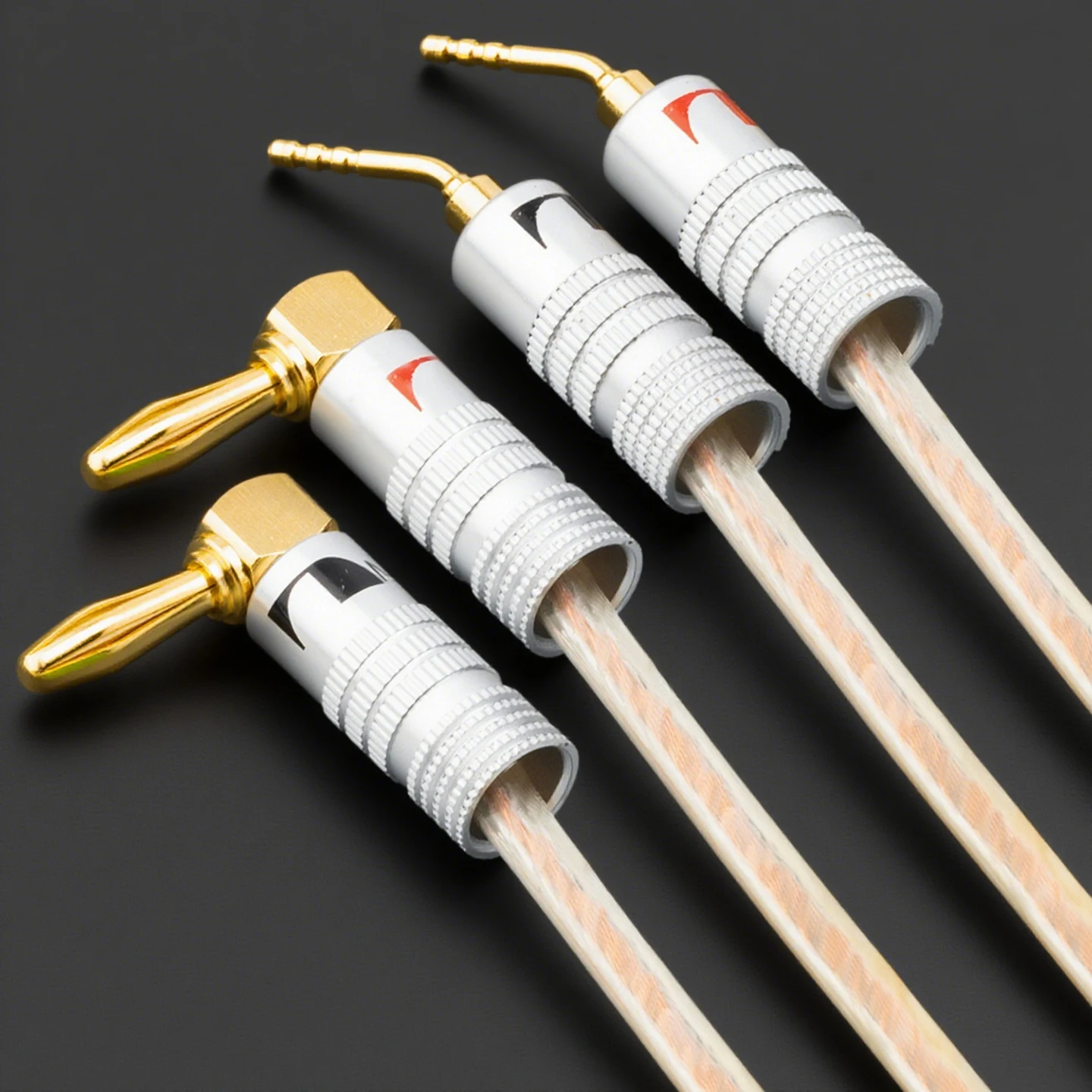 ■   Cabo monstro ofc xp 16awg, fio de alto-falante, pinos de plugue banana, cabo de áudio de alto desempenho para amplificador de estúdio de home theater hifi