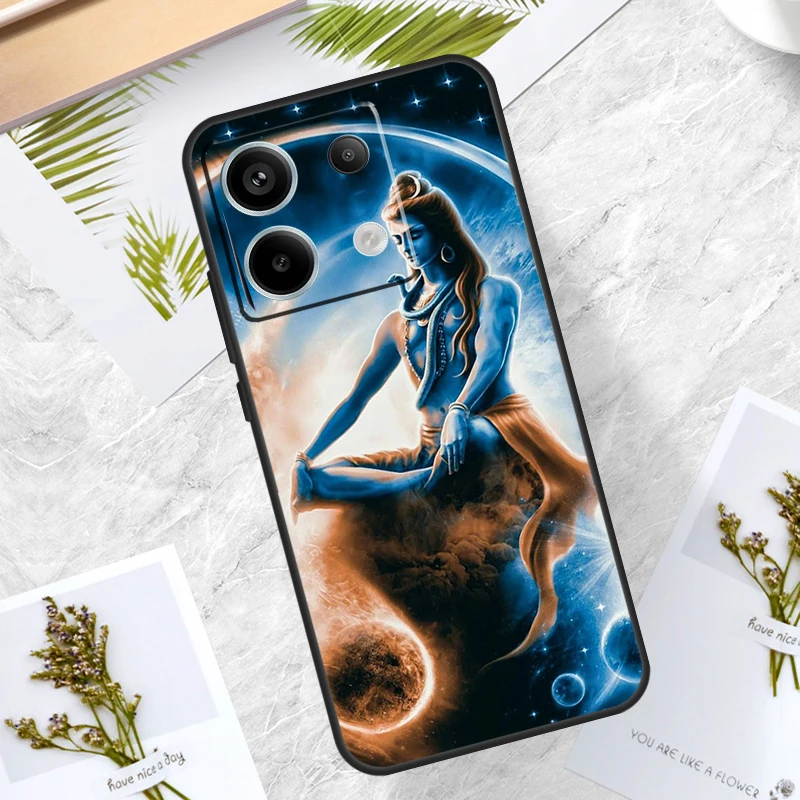 Lord Shiva Hindu God Buddha Case For Redmi Note 13 Pro Plus 12 11 10 9 Pro 9S 10S 11S 12S 10A 9C 10C 12C 13C Back Cover