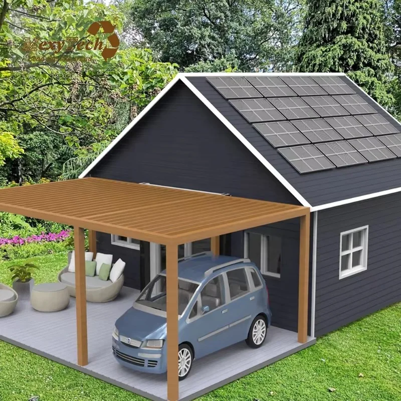 WPC 정원 창고 건물 야외 주택 맞춤형 현대식 창고