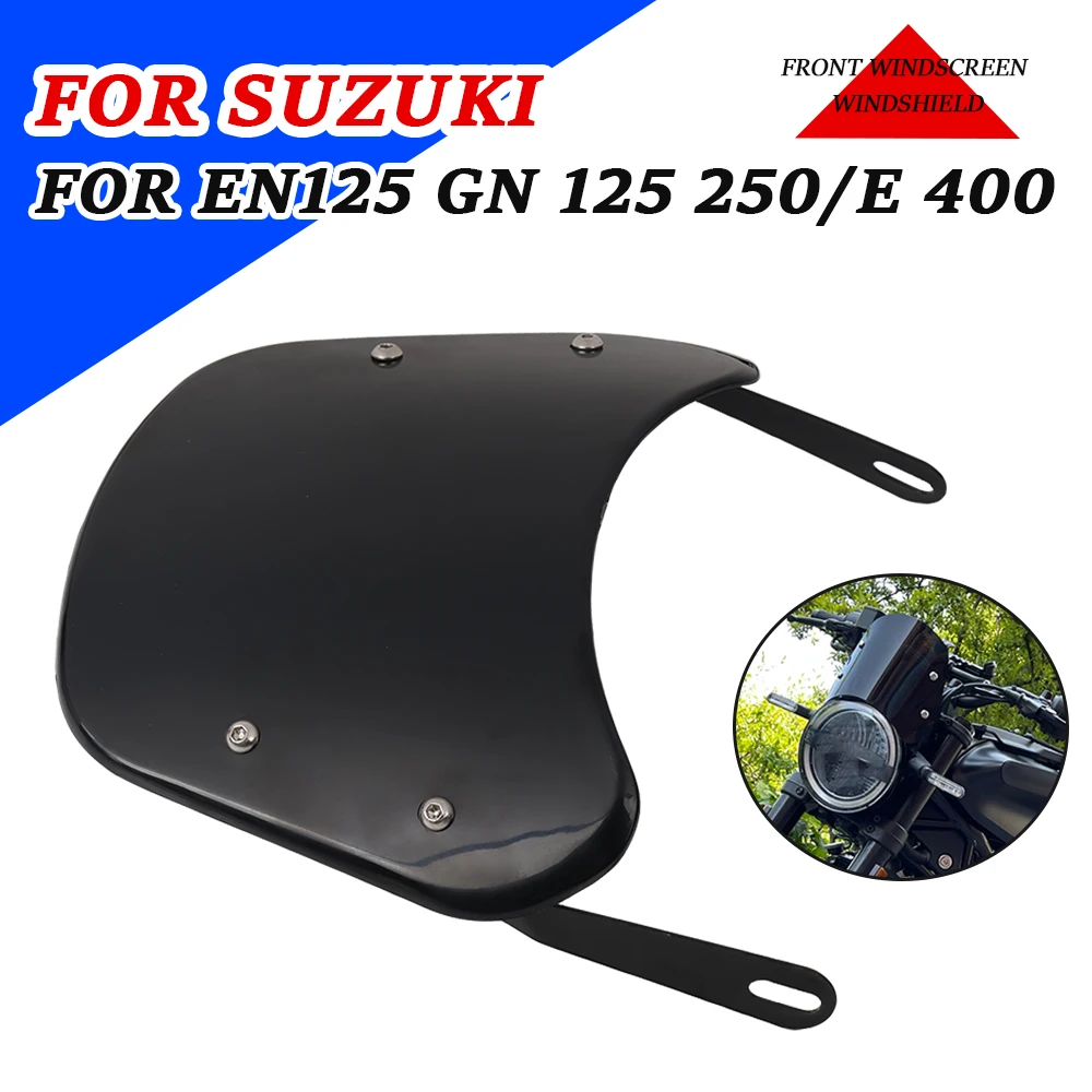 

For Suzuki EN125 GN125 Intruder GN250 GN250E GN400 Accessories Retro Windshield Wind Deflector Fairing Guard Cupula Windscreen