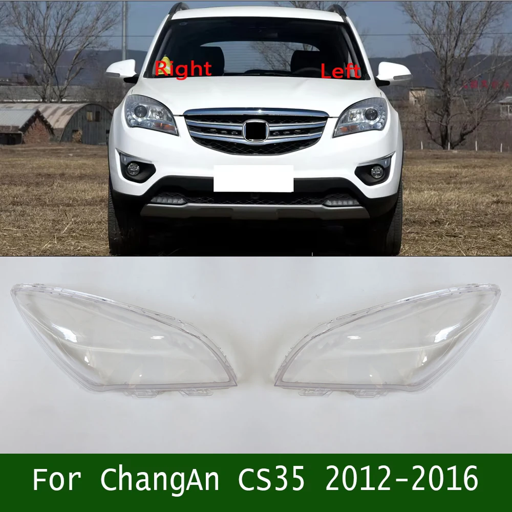For ChangAn CS35 2012 2013 2014 2015 2016 Front Headlight Cover Shade Lampshade Lens Headlamp Shell Glass Auto Replacement Parts