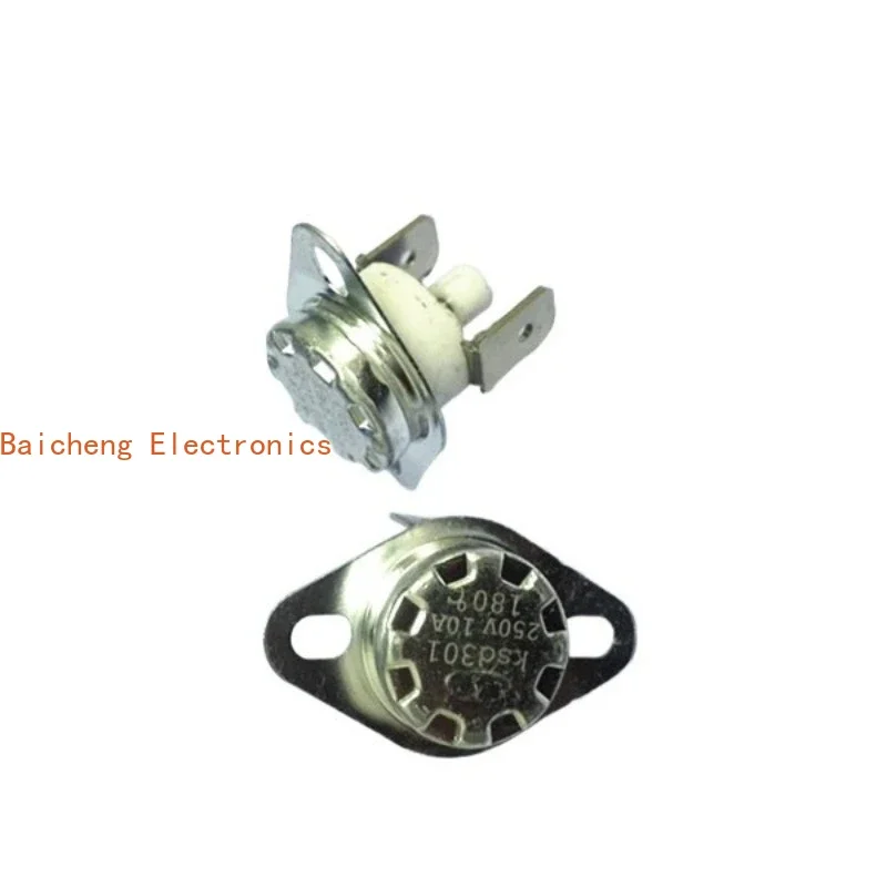 10PCS KSD301/302 ceramic manual reset 110 degree temperature overheat protector anti temperature control switch