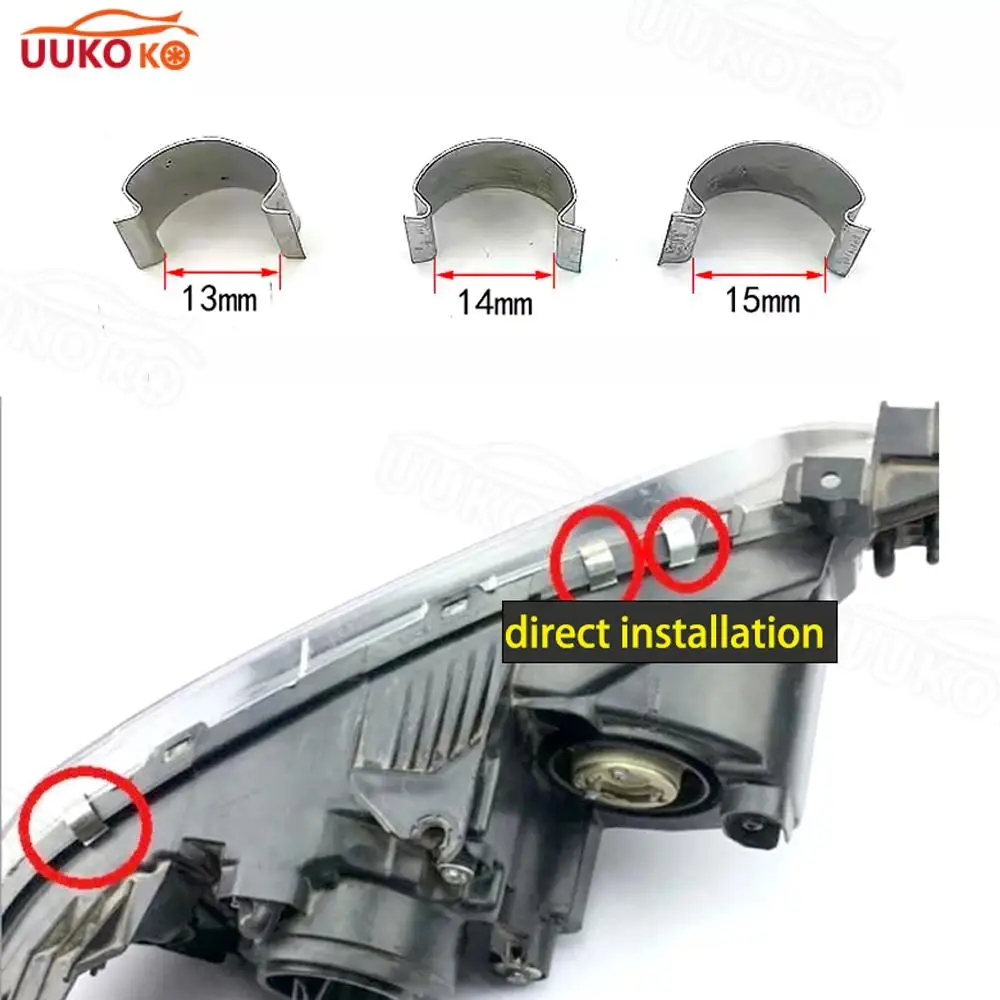 10PCS Headlight  Cover Sealing Fixed Buckle 13mm14mm15mm Headlight Cover Fixing Clip Snap Car Headlight Retrofit Auto Parts