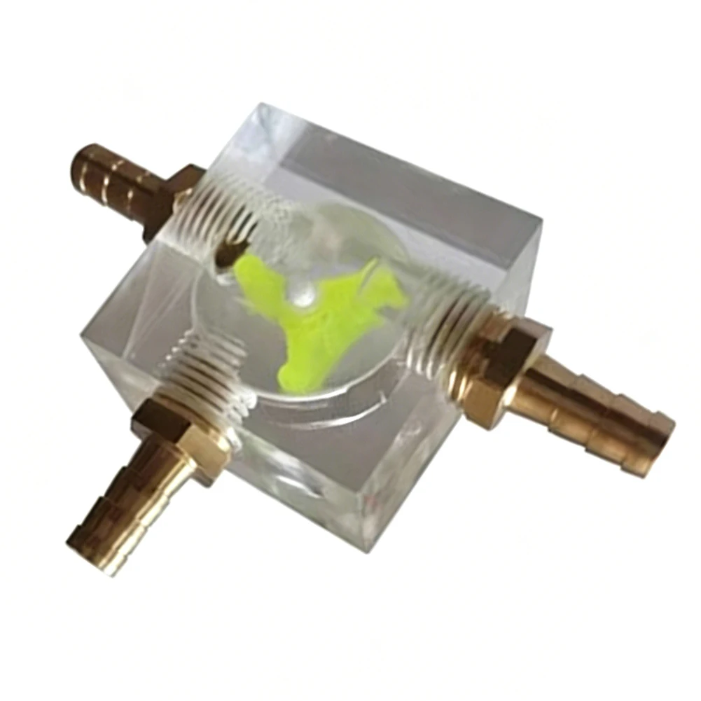 For Acrylic Body Water Flow Monitor for Desktop For PC Water Cooling Applications with Leak-Proof Sealed Construction