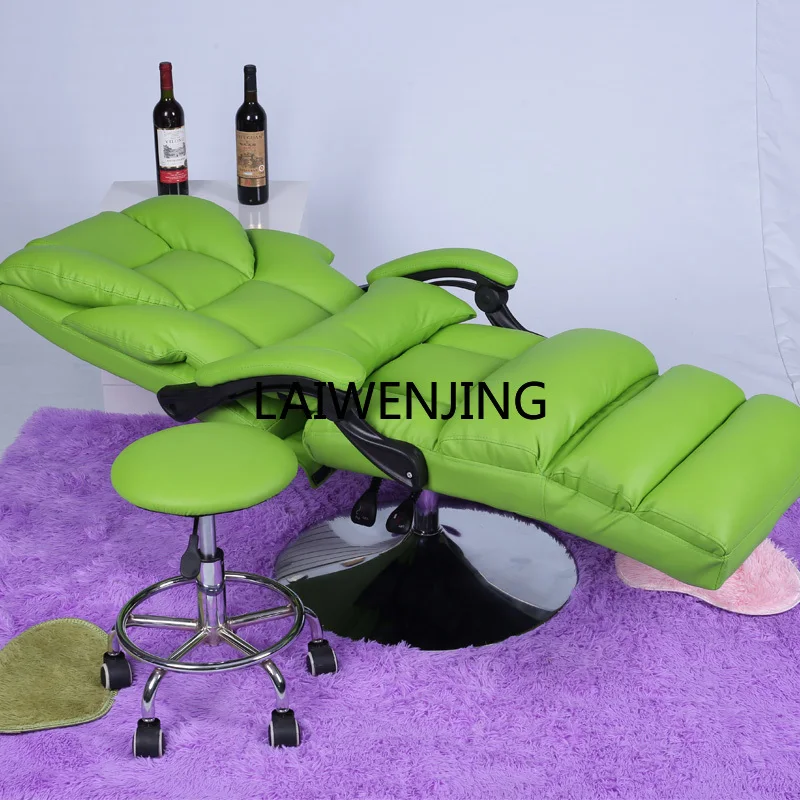 LYN reclining beauty chair lifting tattoo embroidery reclining lunch break folding chair