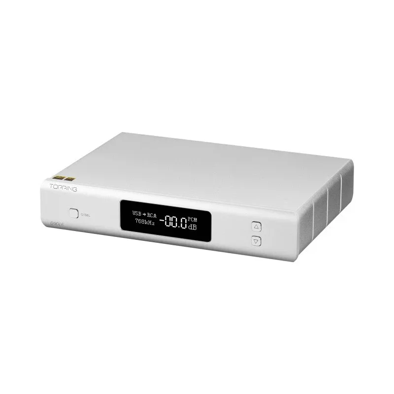 

TOPPING D90LE ES9038Pro D90 LE HIFI Desktop Decoder DAC IIS Bluetooth 5.0 DSD512 PCM768kHz LDAC Fully Balanced HiFi Preamplifier