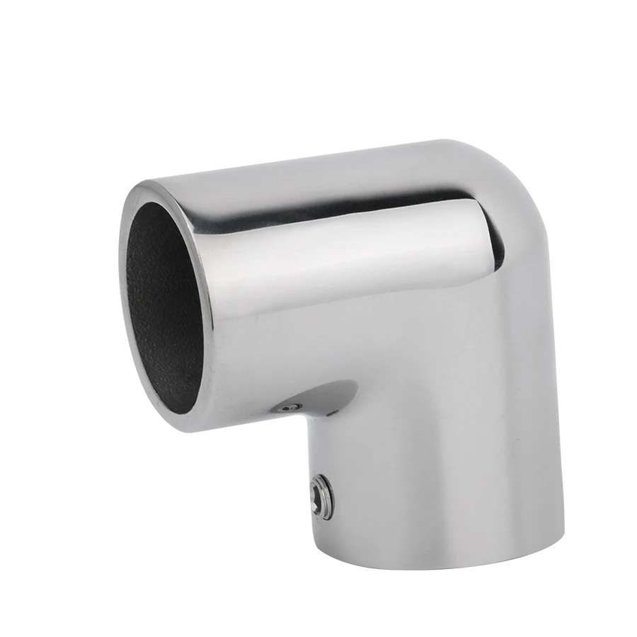 AndyMarine Boat 2-Way Pipe Fitting Elbow 316 Stainless Steel Pipe Components Marine Hardware