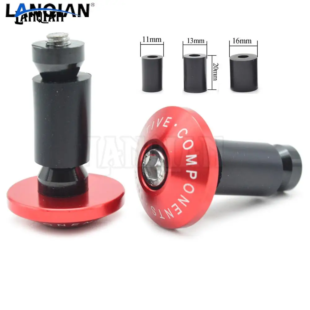 Universal 7/8'' motorcycle handlebar ends grips Anti Vibration Silder Plug for HONDA CRF450R CRF250X CRF450X CRF 450R 250X 450X