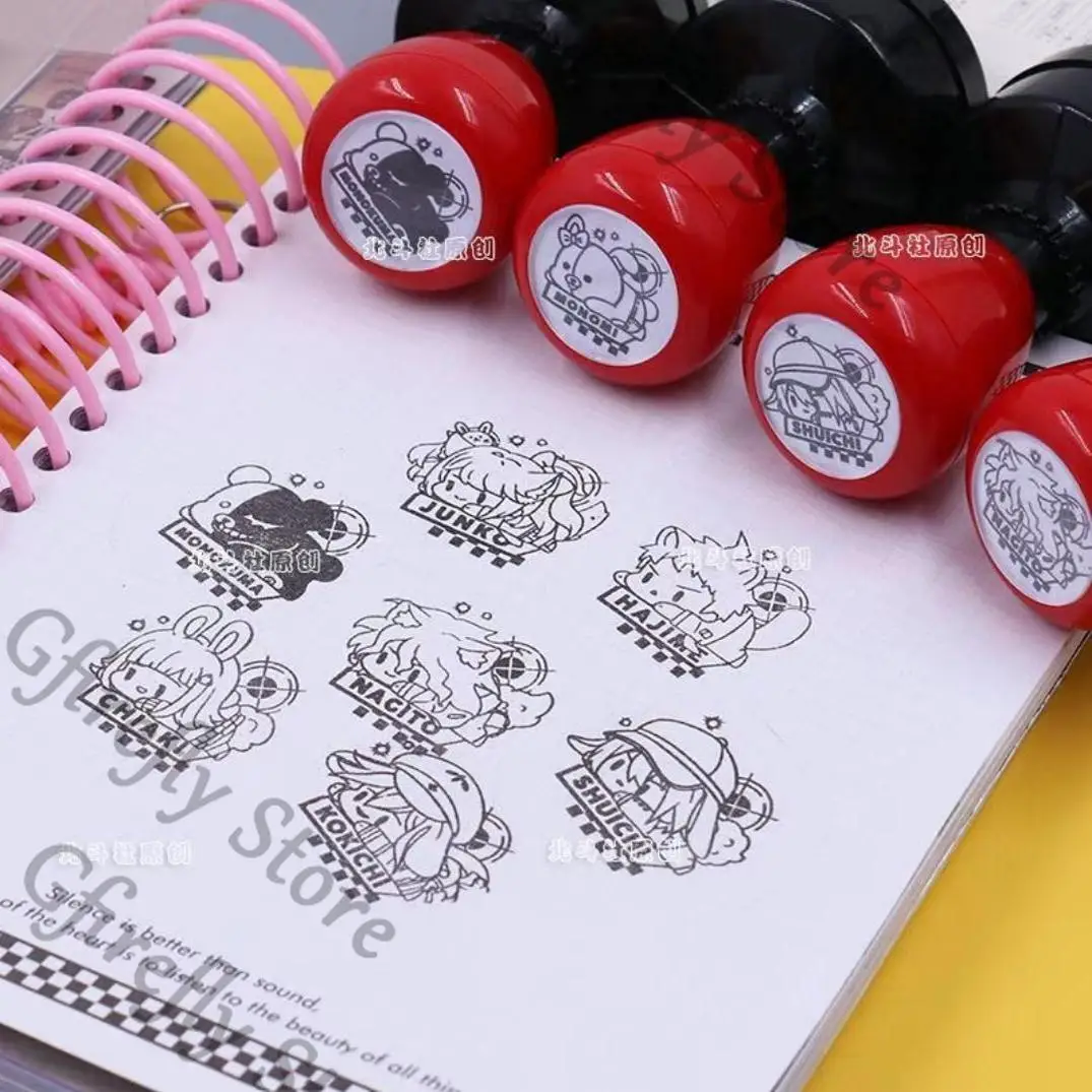 

Notebook Decoration Danganronpa Stamp Anime Signet Stamper Signature Nagito Komaeda Seal Colleagues Kokichi Oma Ambitus Gift
