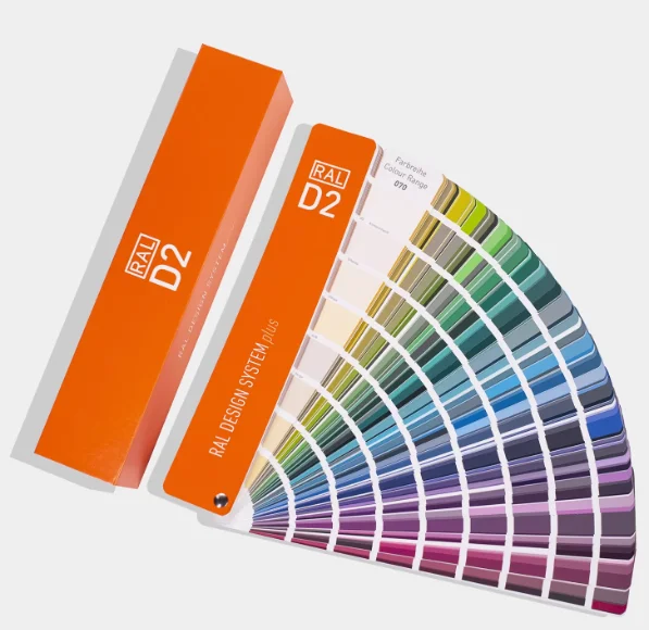 Genuine RAL Color Card RAL-D2 Designer Version International Standard Printing Paint Color Card 1825 Colors