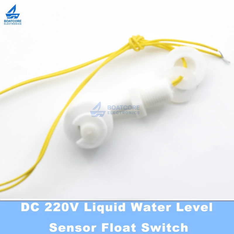 1PCS Mini Float Switch Water Level Sensor DC 220V Right Angle Liquid Level Controller for Fish Tank Aquarium Float Switch
