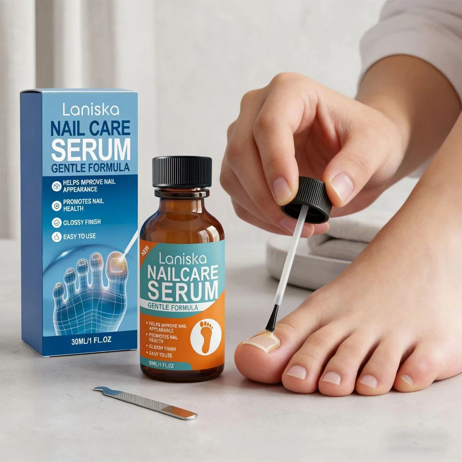 Nail Fungus Removal Serum Anti Onychomycosis Repair Discolored Damaged Grey Nail Strong Nourishing Hand Foot Nail Care Essence