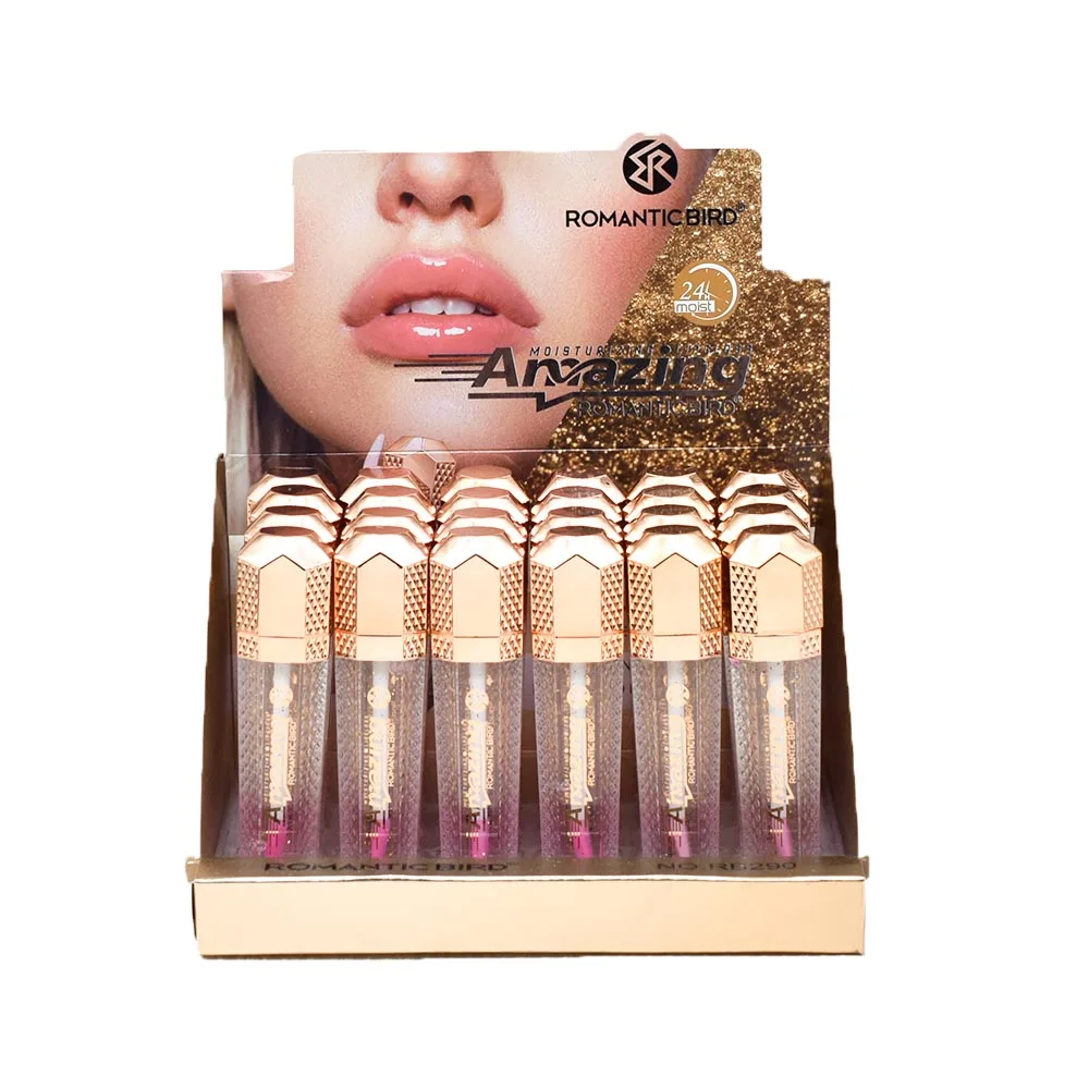 

24Pcs Sequins Shiny Color Changing Lip Oil Set PH Tinted Hydrating Moisturizer Magic Liquid Lipstick Lips Cosmestic