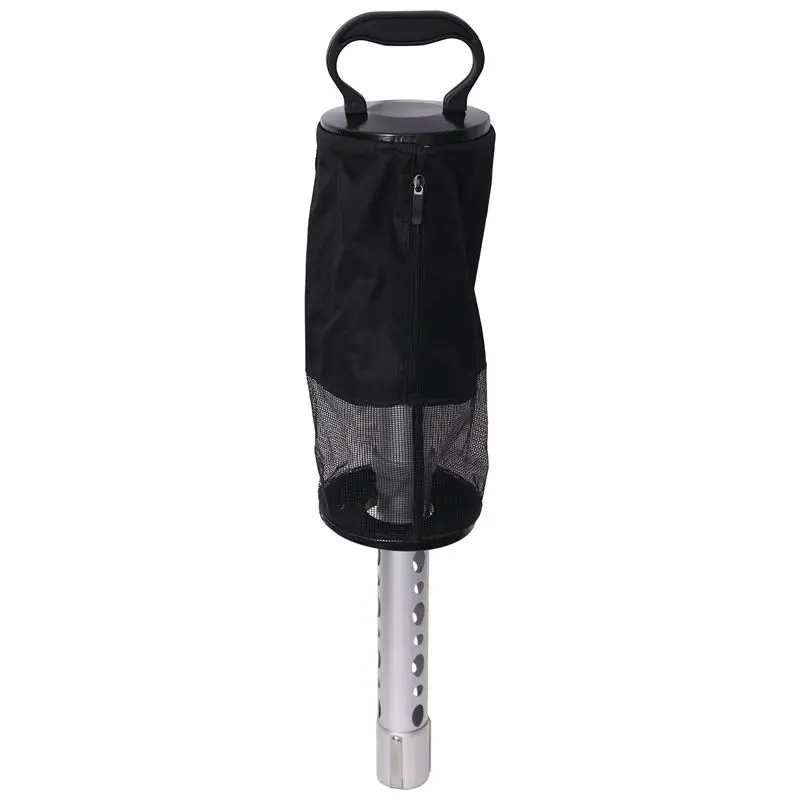HOES-Shags Bag For Golf Balls,Golf Ball Retriever With Detachable Aluminum Alloy Tube, Golf Shags Bags With Pocket&Tee Holder