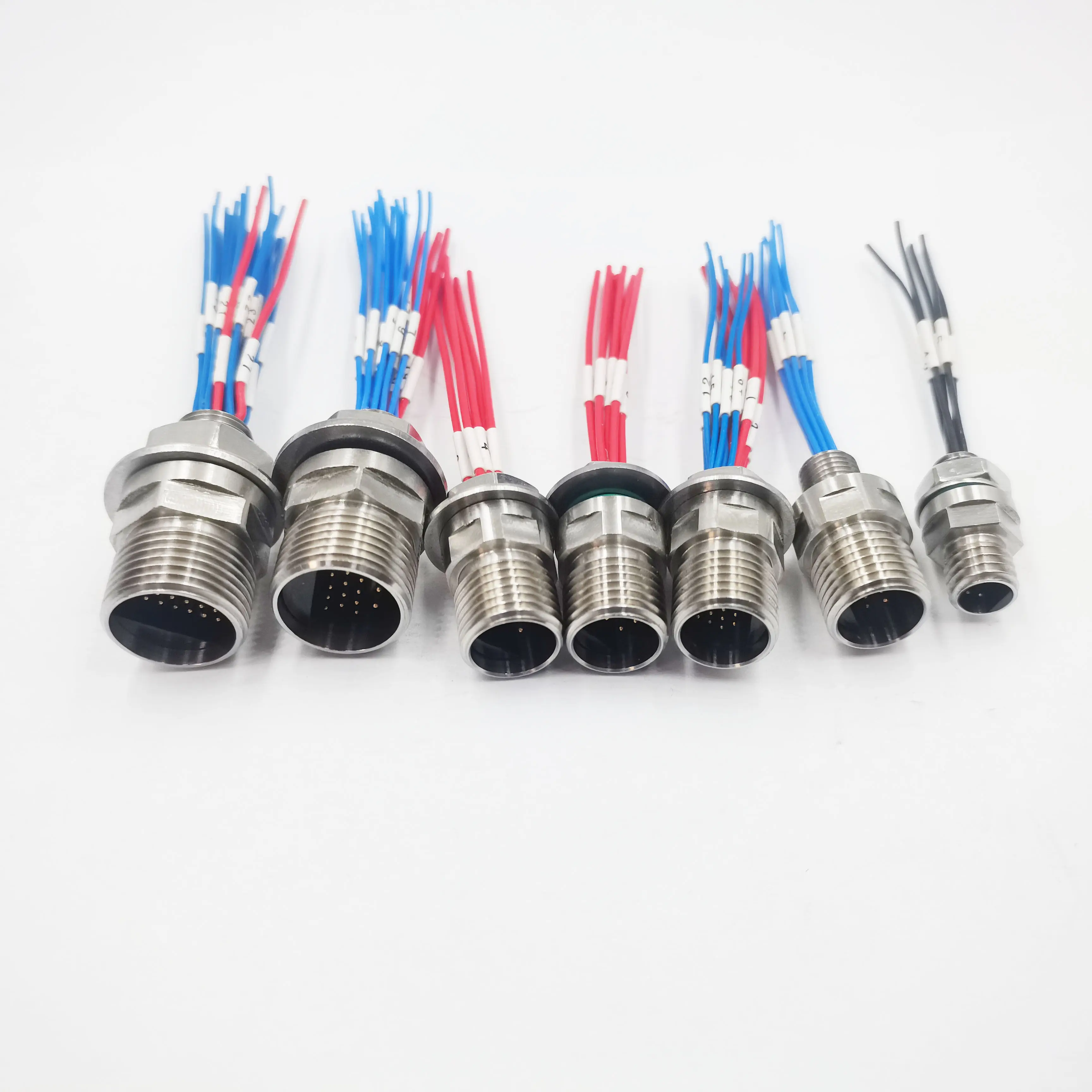 2-28 Core 1/2 20UNF IP68 Waterproof Watertight Connector Underwater Cable Plug for Subsea ROV Robot Equipment