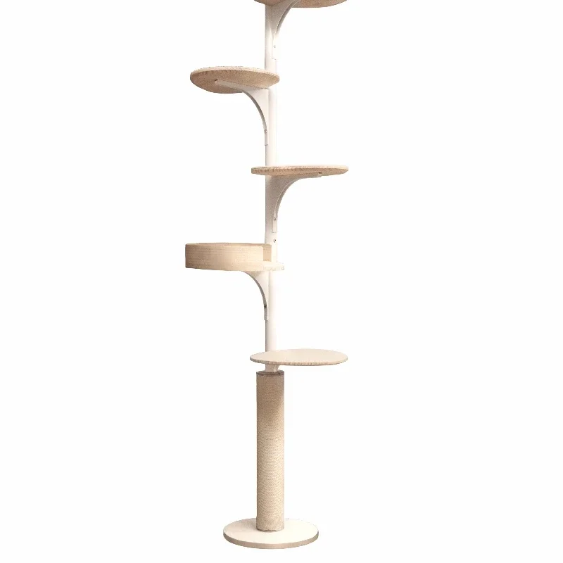 Solid wood cat climbing frame High-rise Tongtian column Cat nest Cat jumping platform