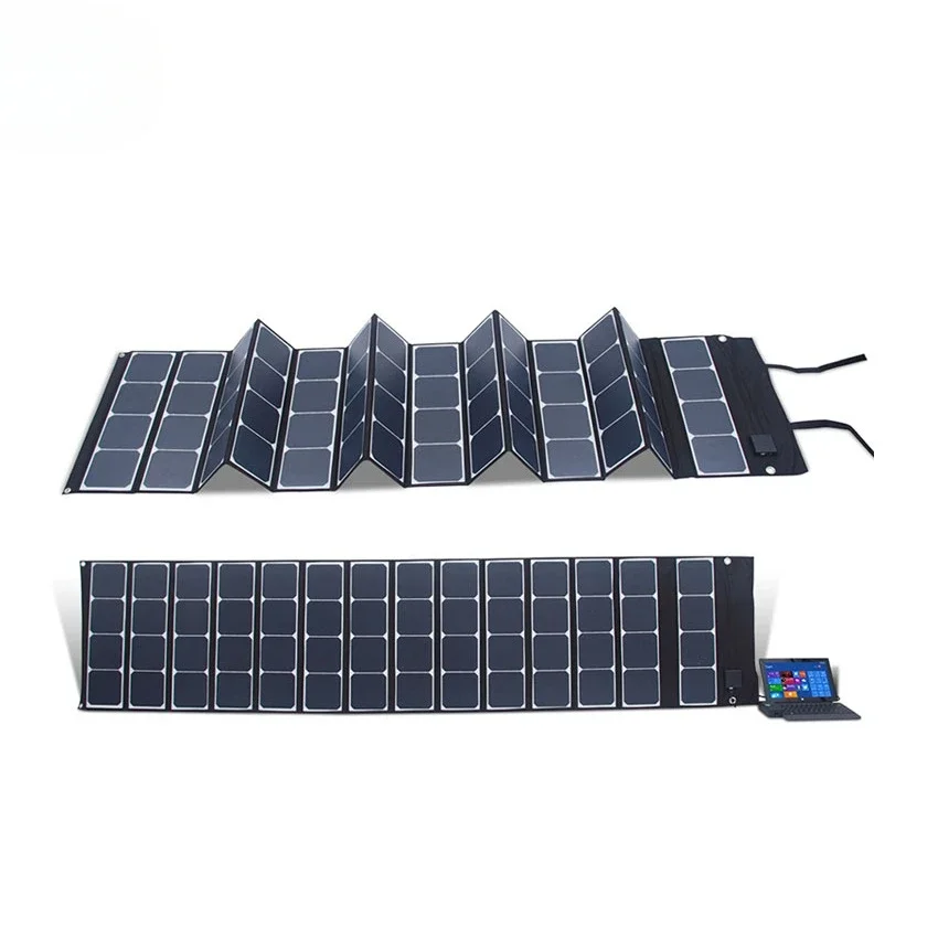 Foldable sunpower solar panel 200W with high efficiency 25% portable   300W for Outdoor campingMonocrystalline Silicon