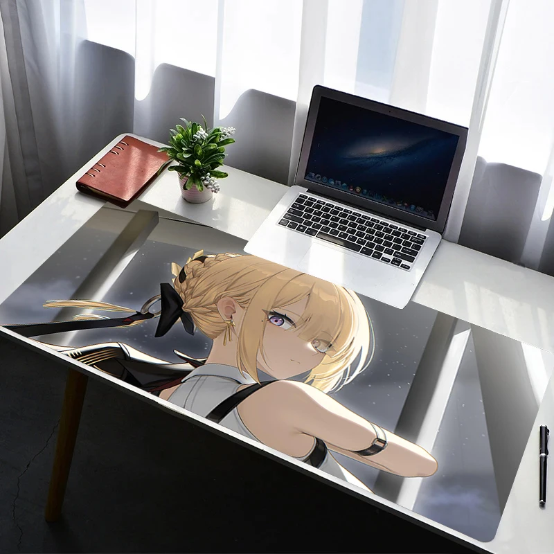 

Mouse Pad Zenless Zone Zero Evelyn Laptop Rubber Extended Desktop Mat Computer Gamer Mousepad PC Gaming Accessories Keyboard Pad