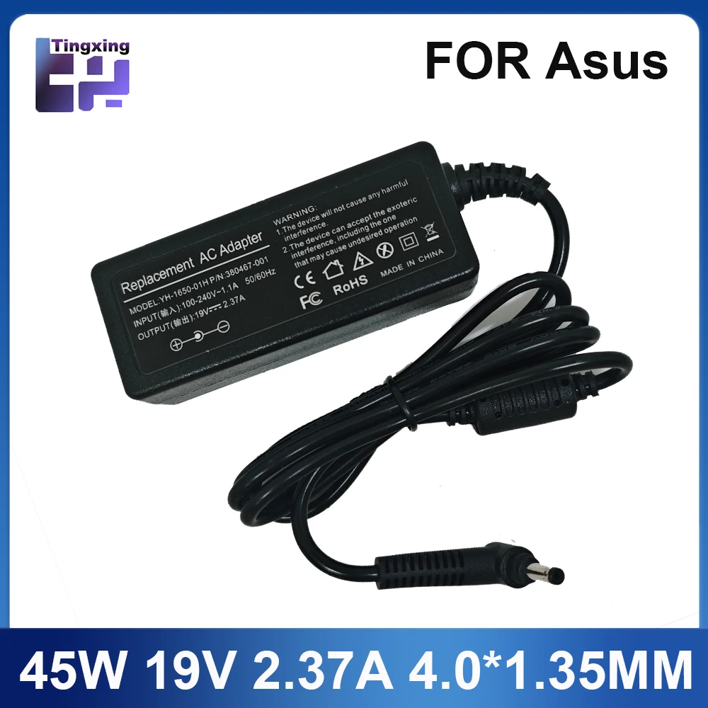 AC Adapter 45W 19V 2.37A  4.0*1.35mm Laptop Charger Adapter For Asus Zenbook UX305 UX21A UX32 X201E X202E U3000 UX52 Power