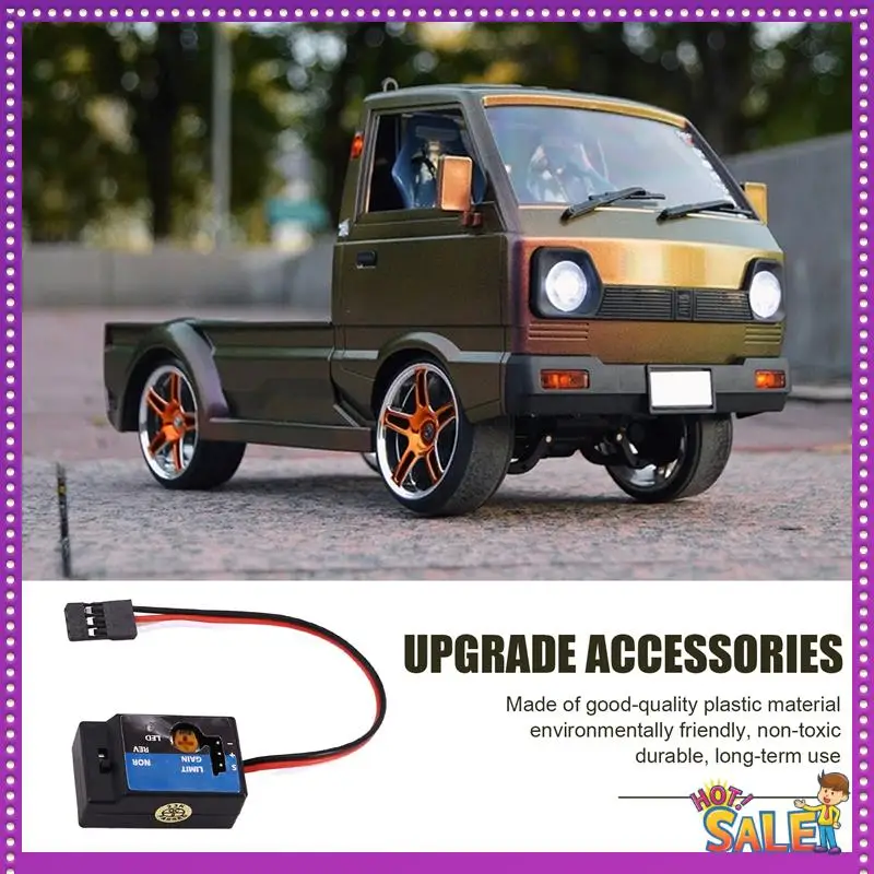 

AA87 High-Speed Drift Auxiliary Gyro For WPL D12 Mini Truck Drift Flat Running RC Car Auxiliary Modification Accessories