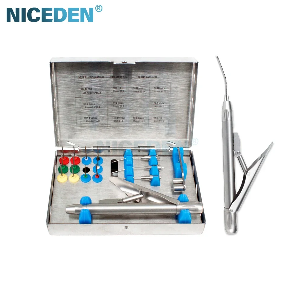 

High Quality 1 Set Easy Den tal Root Canal File Extractor Broken Files Removal System Kit Endo Rescue Retrieval