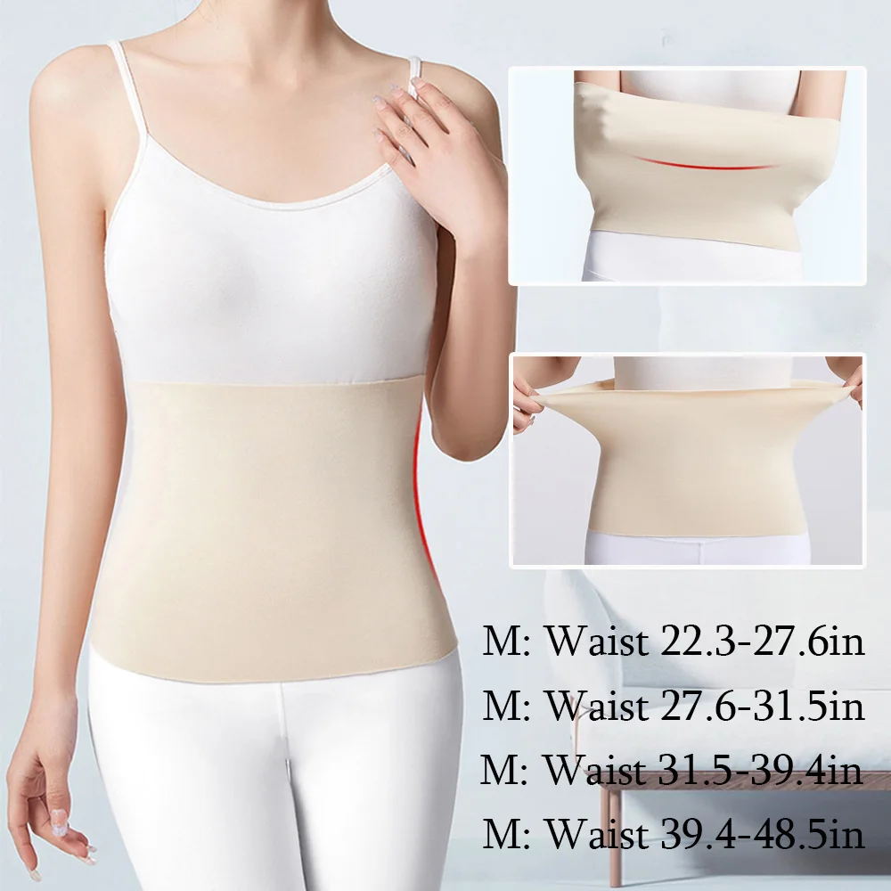 

Elastic Unisex Thermal Winter Belly Protector Cummerbund Waist Support Abdomen Back Pressure Warmer Inner Wear Waist Protector