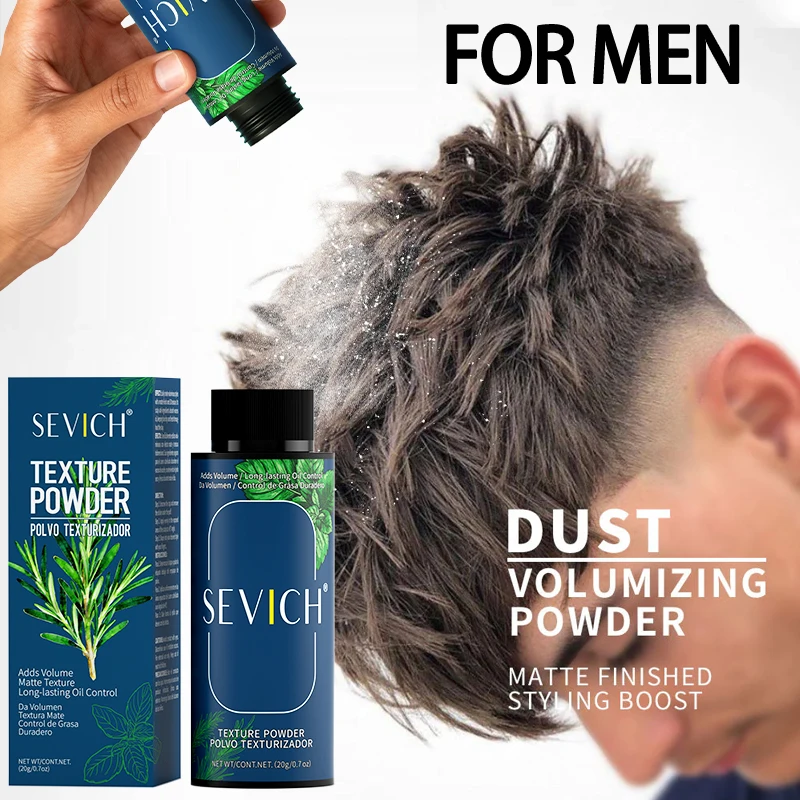 Powerful Hair Styling Powder For Men Long-Lasting Matte Hair Fluffy Powder Salon Increase Hair Volume Powder Hair Texture Powder