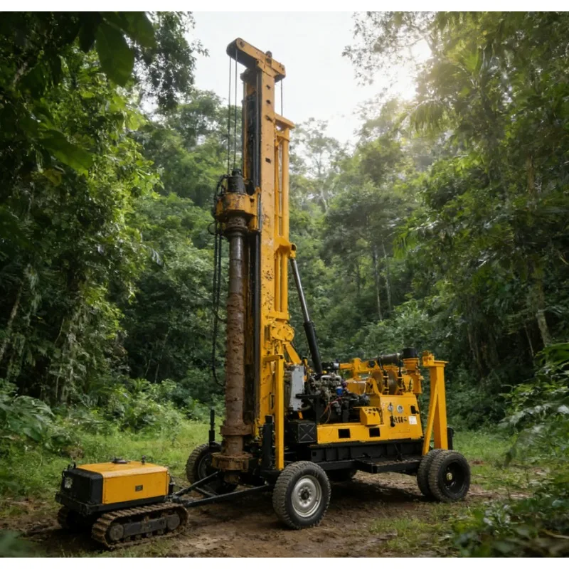 

200m Core Drilling Rig Truck Mounted Wheeled Portable Water Well Mining Geological Exploration Drilling Equipment Factory Direct