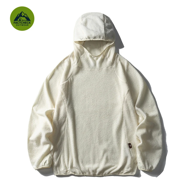 FACTCHECK High Quality EU US Size Unisex Hooded Sweatshirt, Lightweight Cloud Fleece Quick Dry Top, Outdoor Training Inner Wear