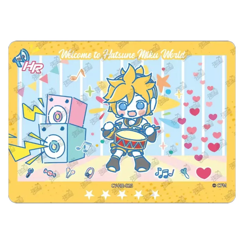 Hatsune Miku Kagamine Len Kagamine Rin HR Utatane Piko VOCALOID KAITO Collectible cards for Christmas birthday gifts