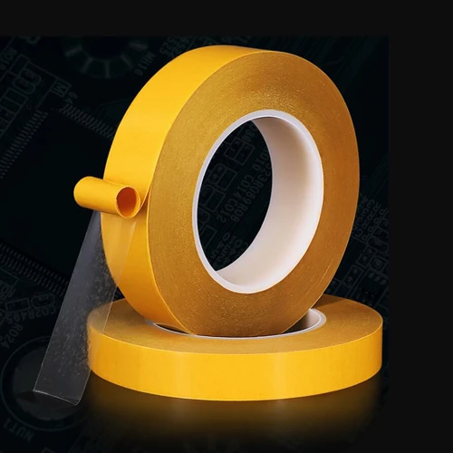 Imagen 2 del producto Cinta de doble cara PET resistente a altas temperaturas de 50M, cinta adhesiva de doble cara transparente resistente al calor, sin rastro, 1 Uds.