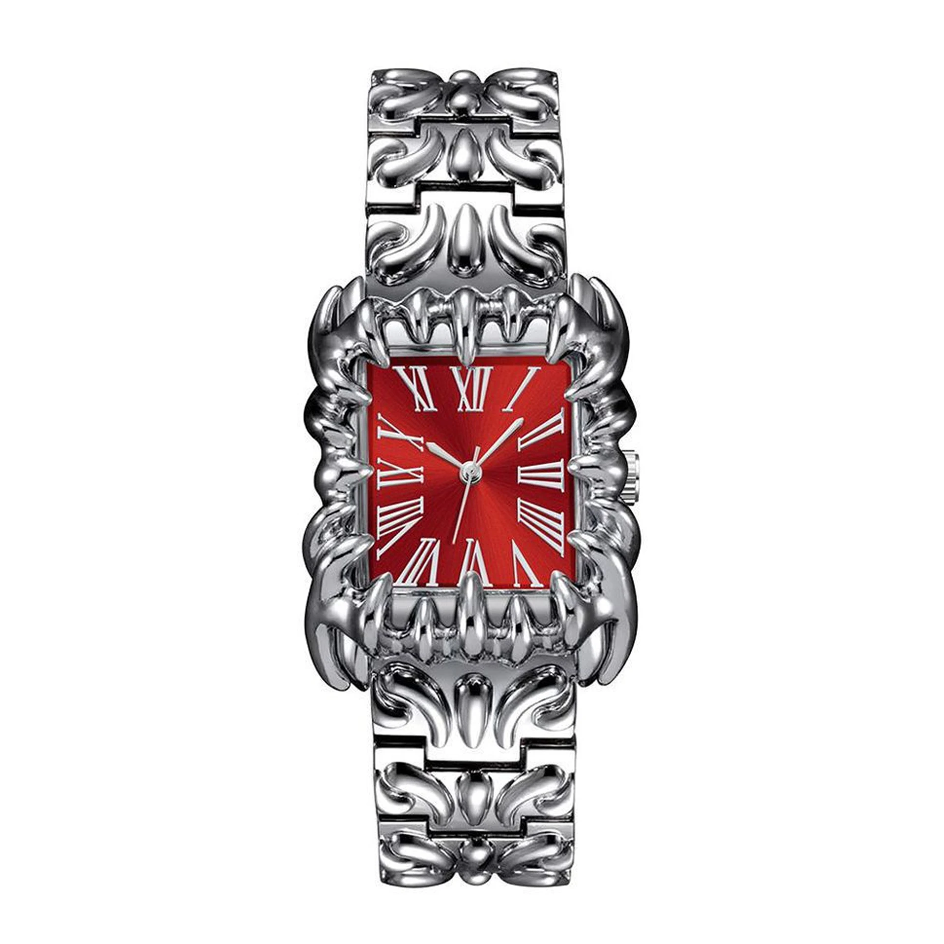 Women's Hot Claw Y2K European Trendy High Fashion Quartz Watch Irregular Alloy Strap Pin Buckle Waterproof