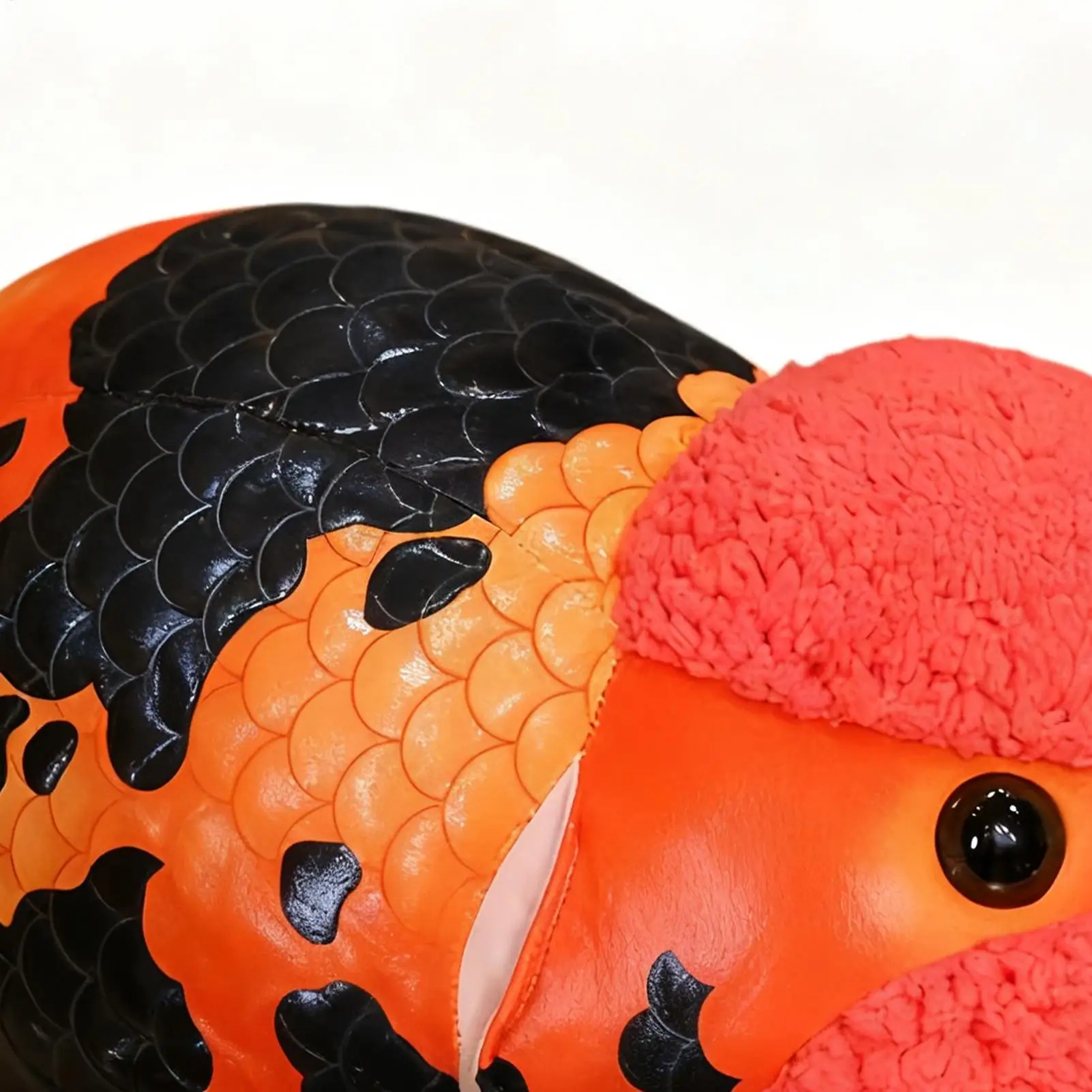 Peixe de pelúcia brinquedo 3d pelúcia ranchu carpa animal travesseiro peixe boneca de pelúcia travesseiro para crianças adultos berçário casa desktop sofá