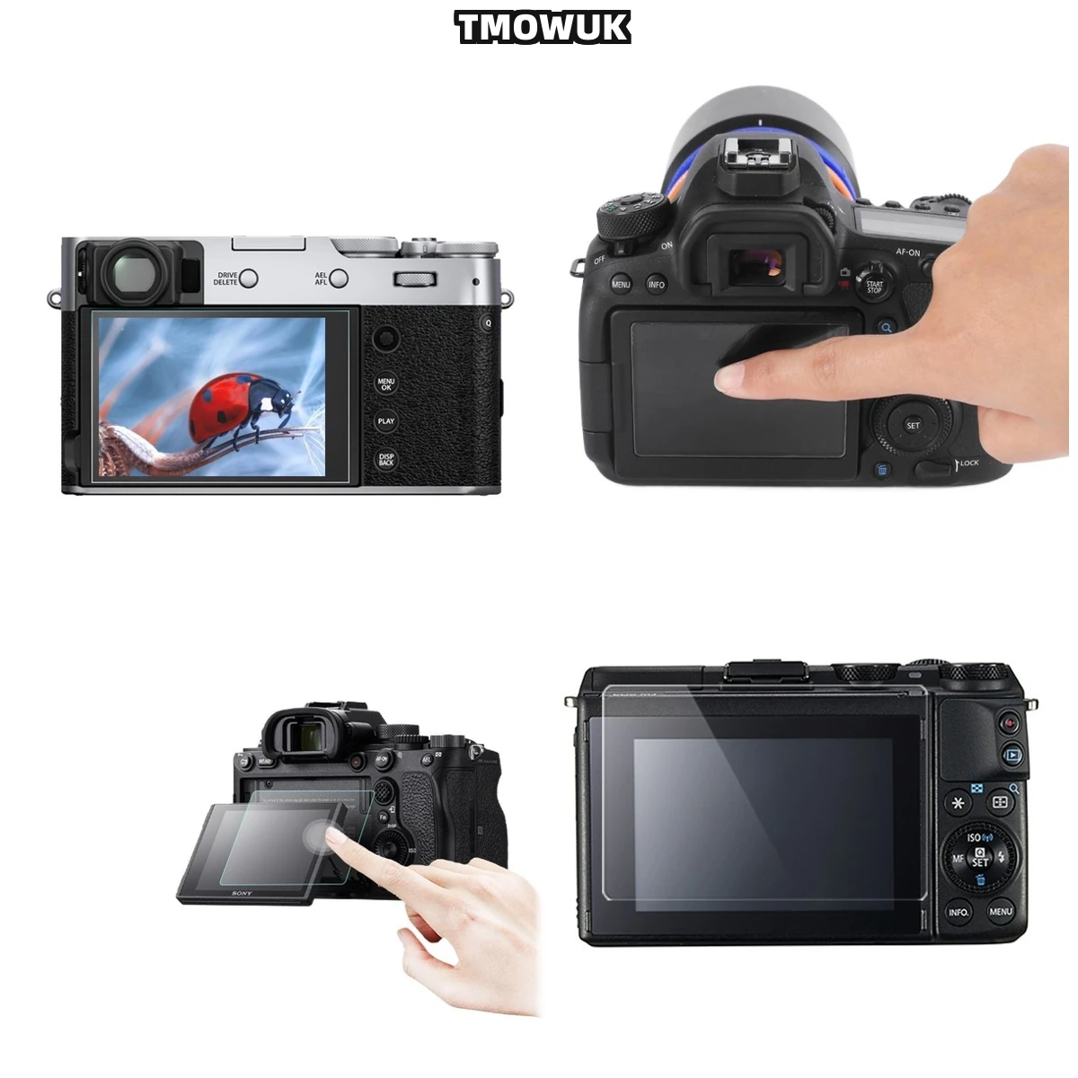 

For Fujifilm X70 XT-3, 9H Hardness Screen Cover, Ultra Thin, Fingerprint Resistant, Perfect Clarity.