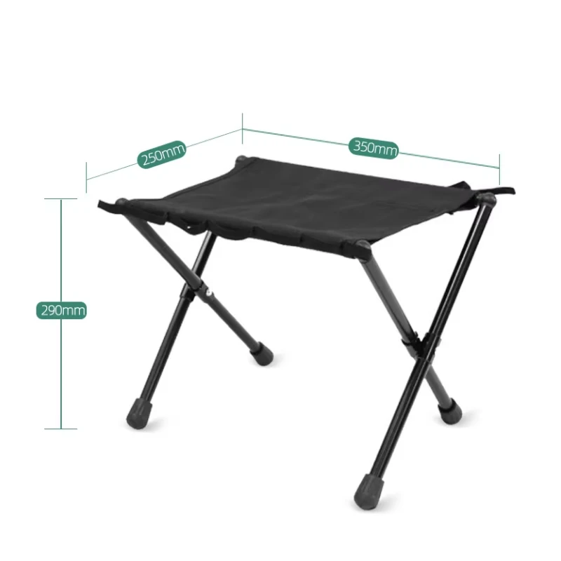 New Outdoor Aluminum Fishing Stool Portable Tactical Chair Lightweight Picnic Self Driving Mini Chair Camping Folding Stool