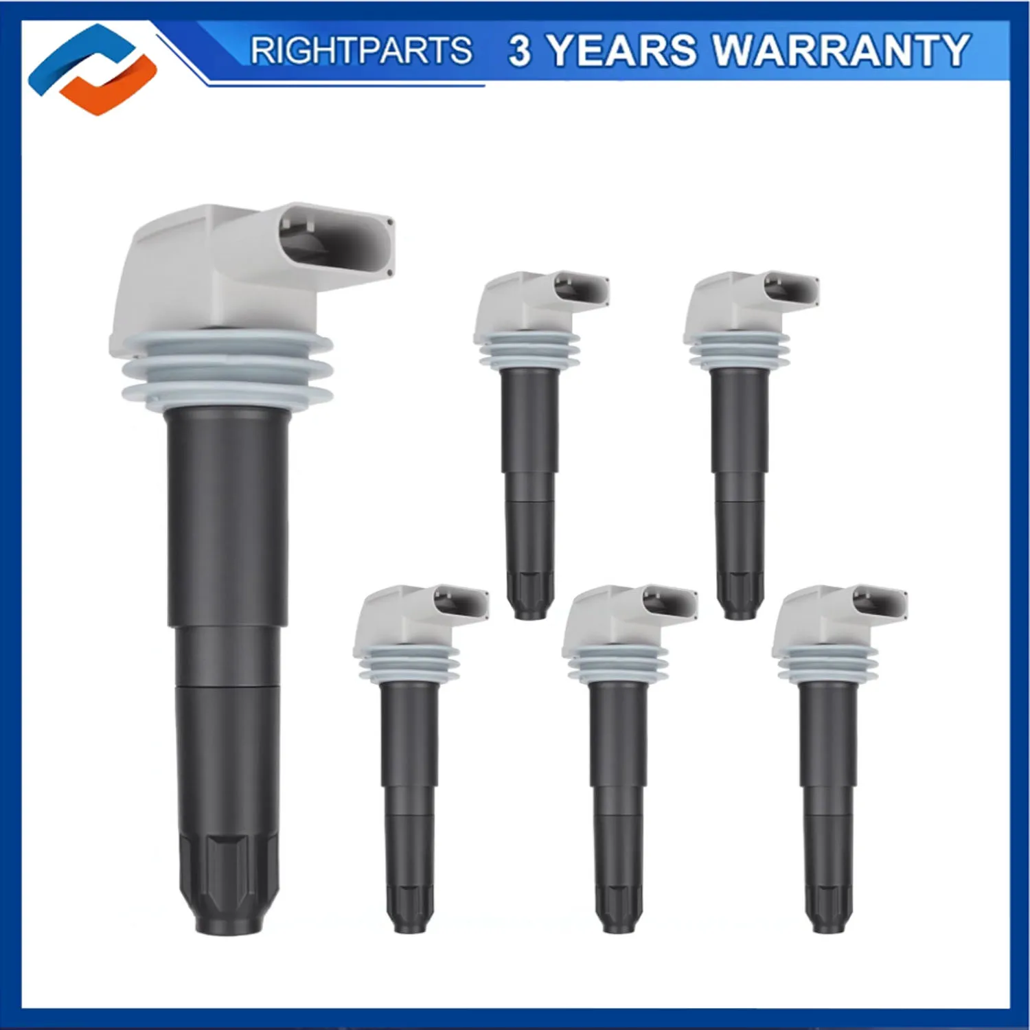 6 Ignition Coil Plug 9A160210404 for Porsche 911 Carrera Cayman Boxster 991 987 997 2.7L 2.9L 3.4L 3.8L H6 9A160210401