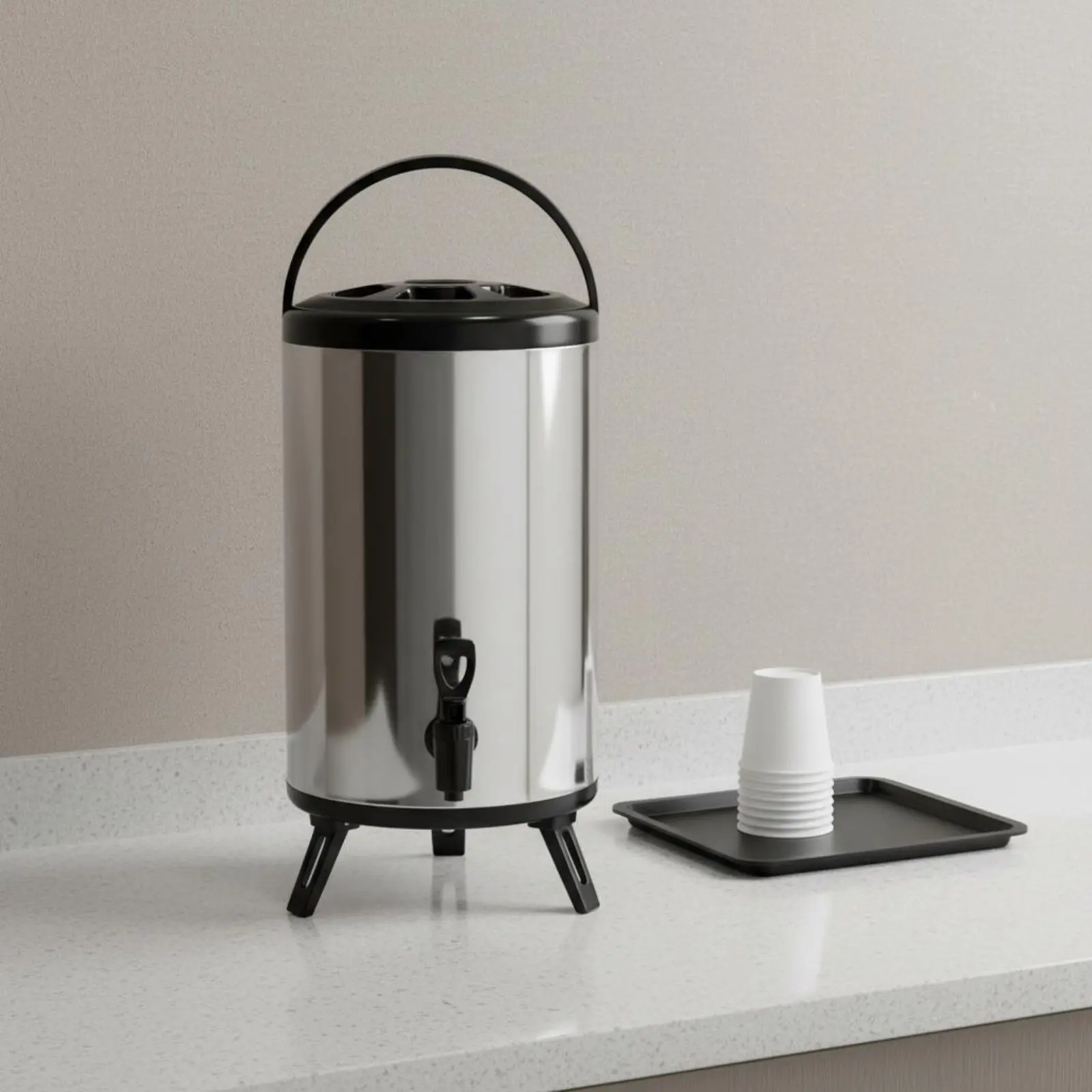 Milk Tea Insulation Container Large Capacity Professional Milk Tea Container Insulated Drink Dispenser Leak-Resistant