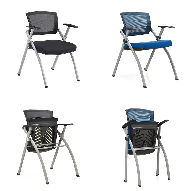 for  Modern Style Foshan Mesh Office Furniture Foldable Stackable Meeting Room Conference Chair