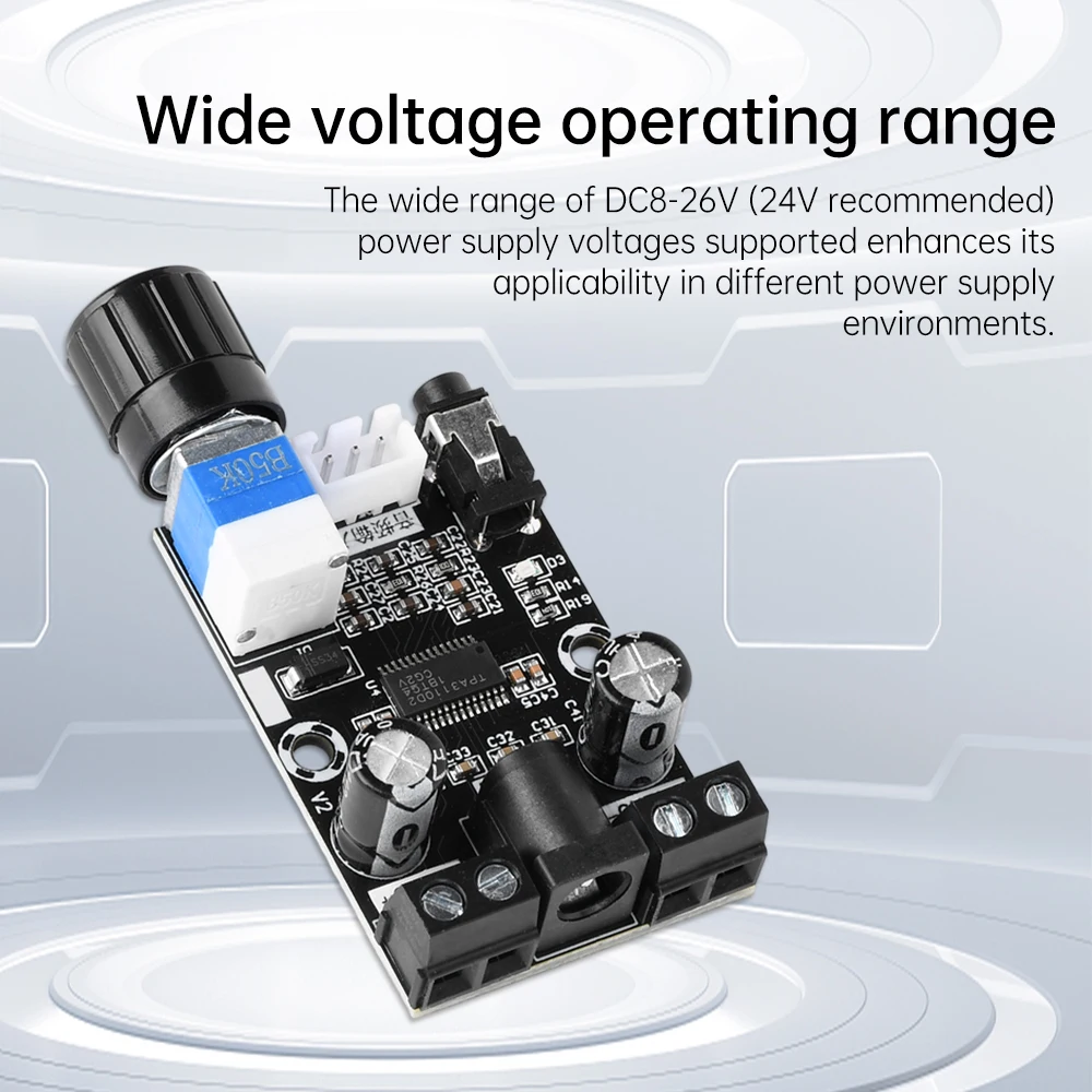 XH-A240 DC8-26V TPA3110D2 Audio Amplifier Board Module 30W+30W Universal HD Small Digital Amplifier Board