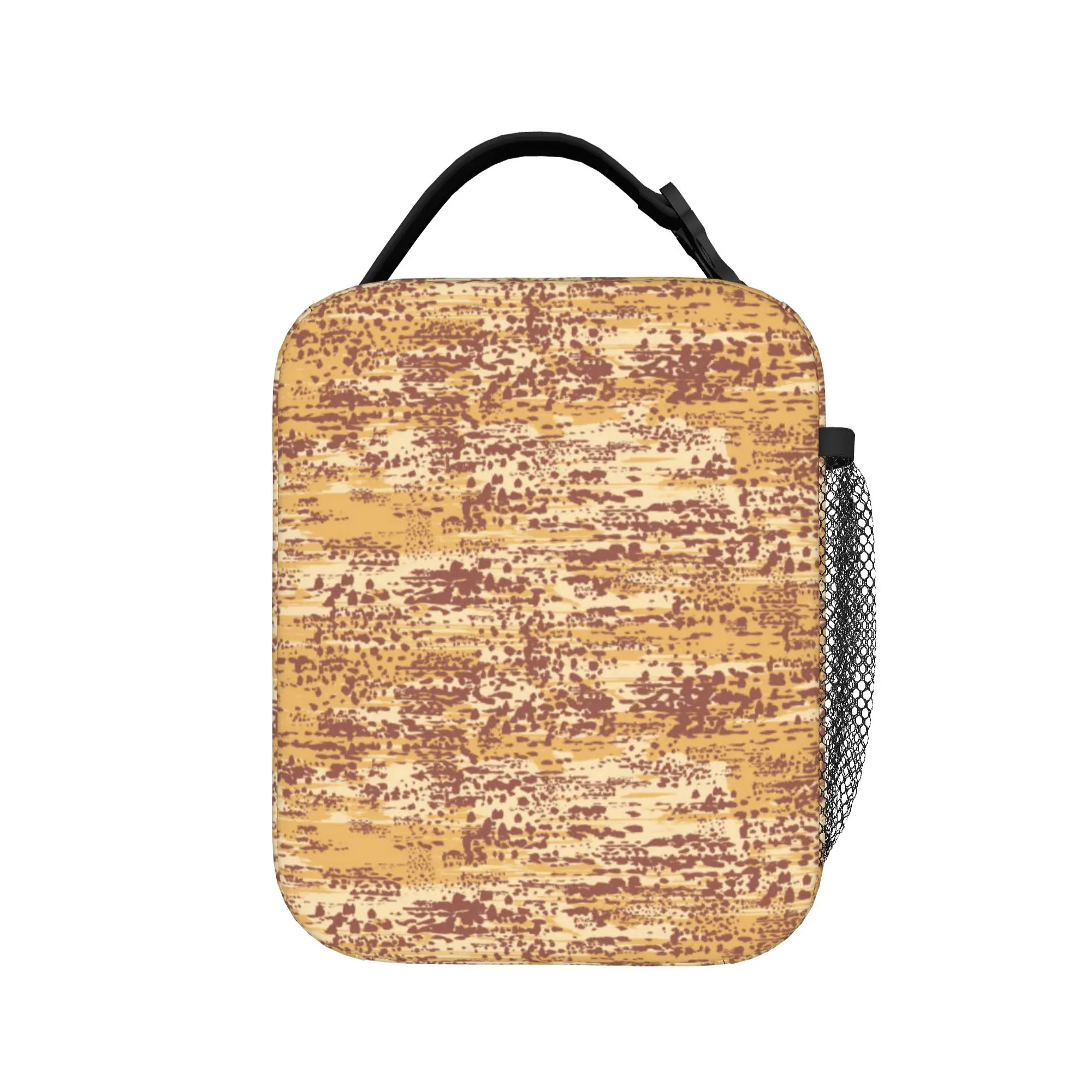 Desert Erbsenmuster Pea Dot German Camouflage Lunch Bag  Fun Lunch Box For Girls Travel Cooler Bag Designer Thermal Lunch Bags