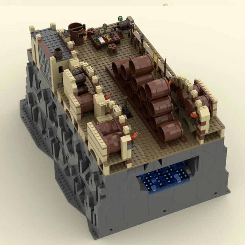 1897 PCS City Engineering The Barrel Escape Part 1 MOC Aanpasbare modulaire bouwsteen Creatief ontwerp DIY Festival Speelgoedcadeau