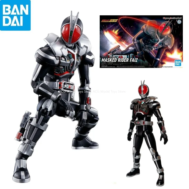 

In Stock 100% Original Bandai Tokusatsu FRS Kamen Rider Faiz Axel Form Assembled Model Anime Action Figure Collection Toy Gift