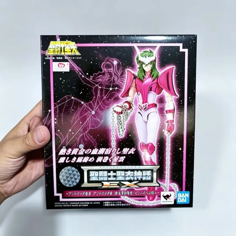 

Brand new in stock original Saint Seiya "Newborn Andromeda Reborn Edition assembled model movable figures collection decorations