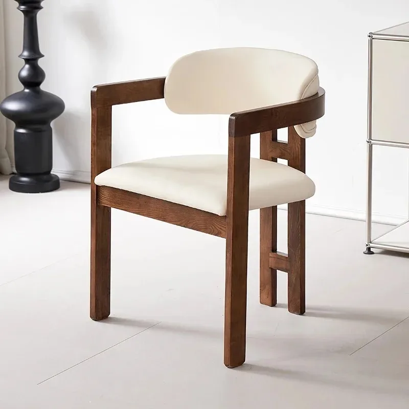 Kitchen Furniture Nordic Dining Chair Modern Accent Antique Replica Design Room Chairs Sillas Comedor Luxury Wooden Event Rustic
